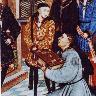 в) на книге, представленной в миниатюре XV в., сохранилась конструкция накидного “романского” замка